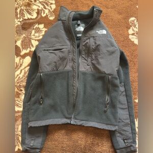 THE NORTH FACE Mens Fleece Jacket Denali Polartec Vented Full Zip Black. Small